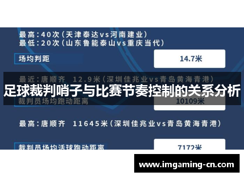 足球裁判哨子与比赛节奏控制的关系分析